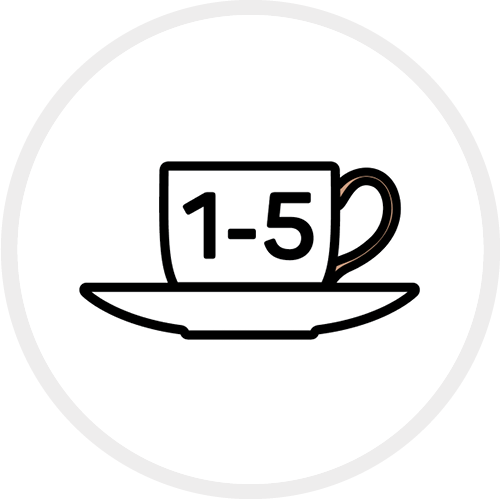 1-5 Fincan Kapasite